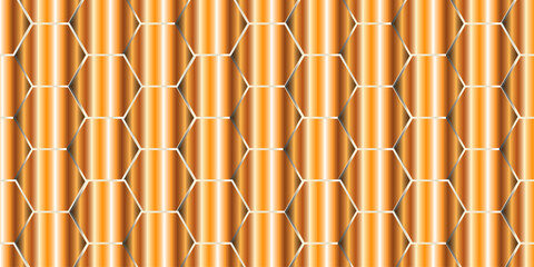 Abstract multicolor hexagon geometric honeycomb texture background. creative decorative element fabric.	
