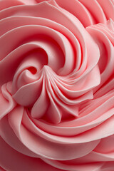 macro close up on ice cream  horn