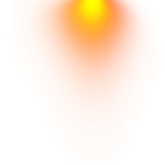 Orange and yellow glowing light