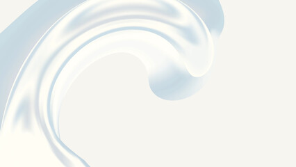 Abstract white Cloud Dancer background. waves. backdrop. Luxury card. color gradient. Winter banner. Vortex. Modern pop art tech wallpaper. Textured effect. Flyer. Color of the Year for 2026. Swirl.