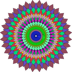 abstract colorful background Mandala Designs