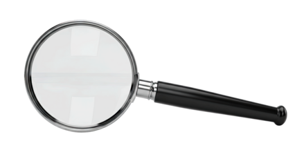 Magnifying Glass Isolated on White Background