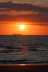 Coucher de soleil &agrave; Wimereux