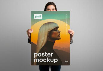 Poster design mockup