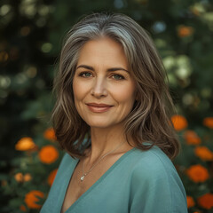 portrait of a older woman