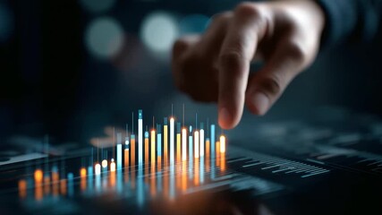 Data analysis for business and finance concept graphic interface showing future computer technology of profit analytic online marketing research information report for digital - Powered by Adobe