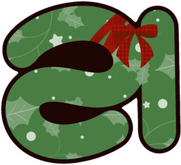 크리스마스 글씨