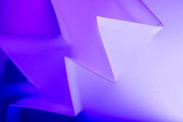 Geometric Purple Abstract Background