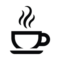 Hot beverage in a cup