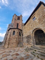 Castro Urdiales, Spain. Apse of Church of Santa Maria de la Asunción in Castro Urdiales. 
