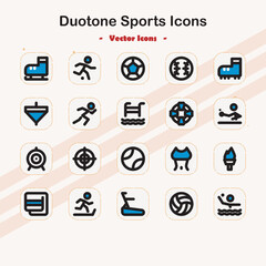 Duotone Sports Icons