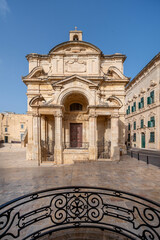 The Church of St. Catherine of Alexandria in Victory Square, Valletta, Malta © Tomasz Warszewski