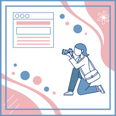  Social Media Post Template Vector Design with Modern Gradient Layout