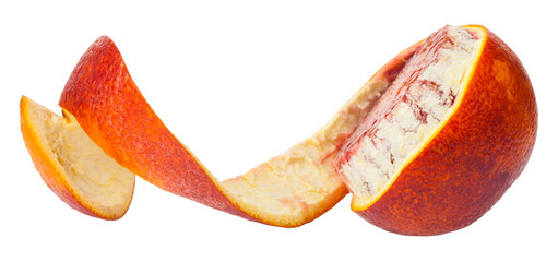 Orange isolated on white background.