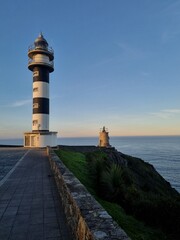 San Agust&iacute;n lighthouse, Ortiguera, Asturias, Spain
