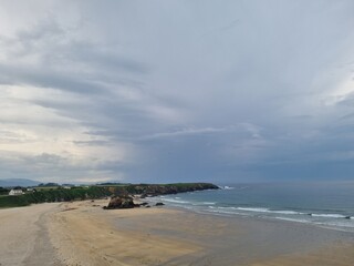  Beach of Penarronda in Asturias - Spain. 