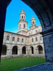 Fototapeta premium Spain. Galicia. Santiago's road. Monastery of Sobrado dos Monxes. 
