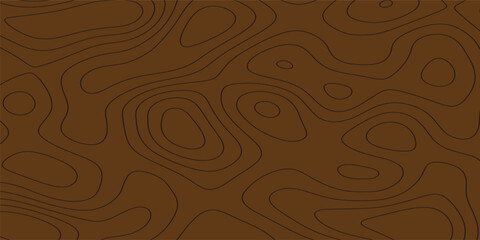 Topographic map like abstract backdrop. Fractal lines, organic pattern print, Seamless earth line, Wavy lines shaped like the contours of the land, geographic grid map, mountain, area, wood texture.
