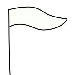 vector illustration of a flag