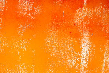 Orange abstract paint splash texture PNG