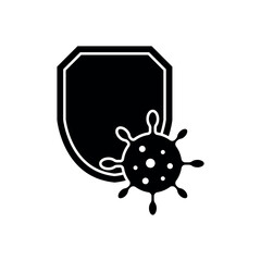 Icon a antiviral, isolated against a clean background.