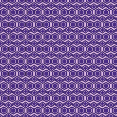 Geometric Purple and Lavender Pattern with Hexagons and Diamonds