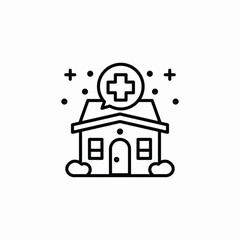 house clean protected hygiene icon sign vector