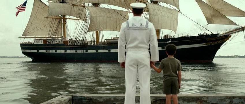 Anchored Hearts A Sailor&rsquo;S Homecoming On The Horizon Of Hope