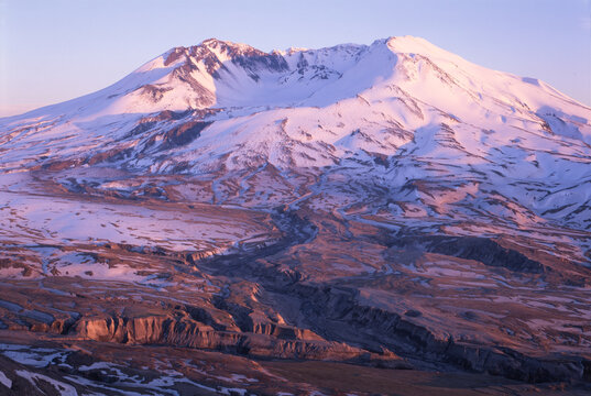 Mount Saint Helens Alpenglow