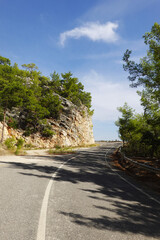 The view of seaside in Beldibi, Antalya region, Turkey