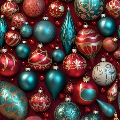 christmas balls background