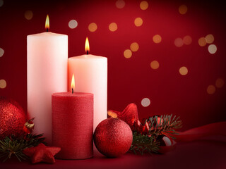 Festliche Weihnachtsdekoration