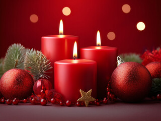 Festliche Weihnachtsdekoration