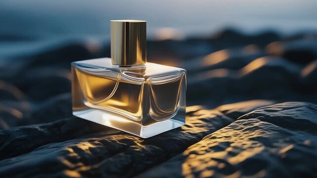 Golden light ring with sparkling particles and bokeh effect on a dark background, celebrating success and luxury, perfect for festive occasions and events