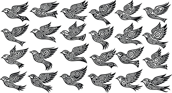 abstract bird pictures
