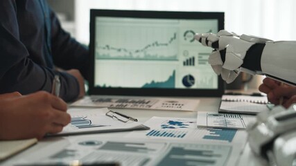 Business teams utilizing AI-powered insights to improve financial analysis, refine strategic planning, and optimize marketing analytics. Noogenesis AI