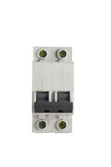 Fototapeta premium electrical outlet isolated on white background