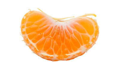 Fresh Citrus Segment with Glossy Surface

