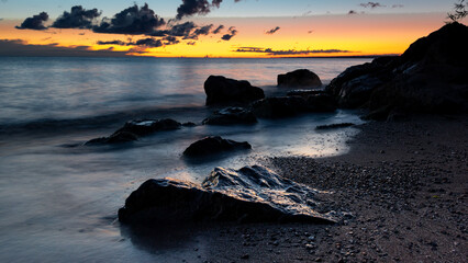 Obraz premium Morning on the rocks 2