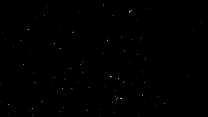 Dynamic light bulb shatters releasing bright silver confetti celebration motion