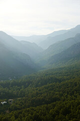 Obraz premium The view of Goynuk canyon from Ali mountain, Beldibi, Antalya region, Turkey 
