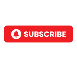Modern Vector Subscribe Button Icon Set For Video Streaming Social Media And Website Design
