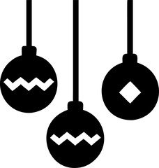 Naklejka premium christmas ball with ribbon