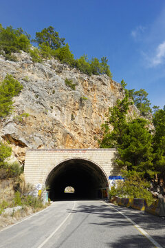 Old Camdag tunnel, Beldibi, Antalya region, Turkey     