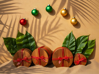 Tropical Christmas background