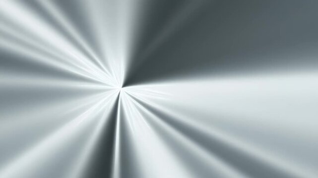 Bright lines of light create an abstract design with a shining silver background in a contemporary art style