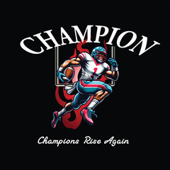 american football t shirt design