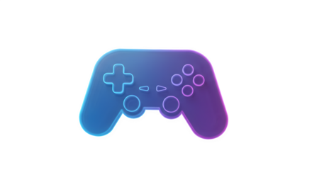 gamepad game controller icon isolated 3d render illustration, video game controller 3d icon, gaming console