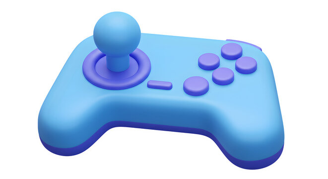 gamepad game controller icon isolated 3d render illustration, video game controller 3d icon, gaming console