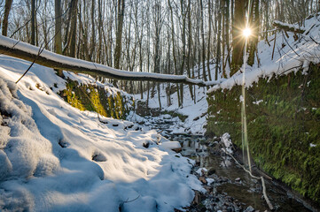 Zimowy potok